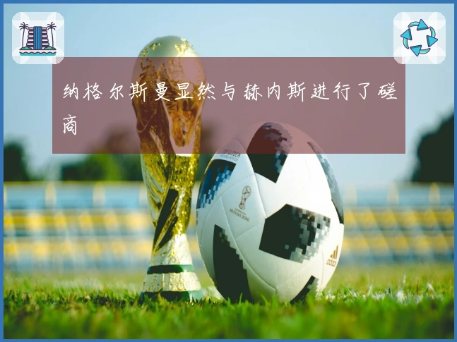 纳格尔斯曼显然与赫内斯进行了磋商
